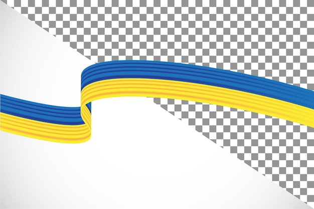 3d-band der ukrainischen flagge39