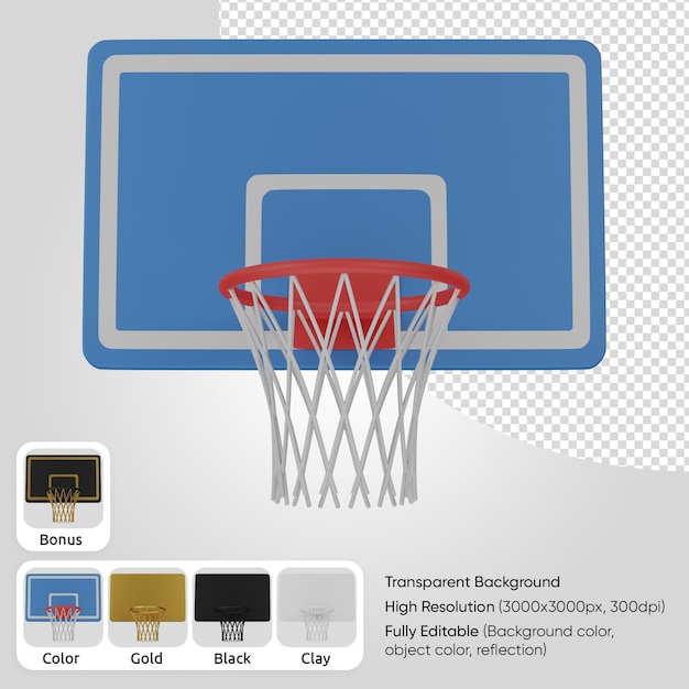 3D-Basketballkorb