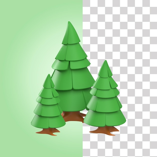 3D-Baum-Illustration