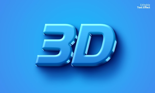 3D-bearbeitbare Texteffekte vorbereitet