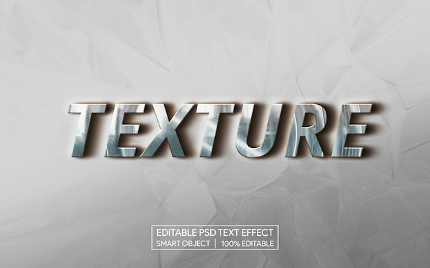 3D bearbeitbarer PSD-Texteffekt mit intelligentem Objekt