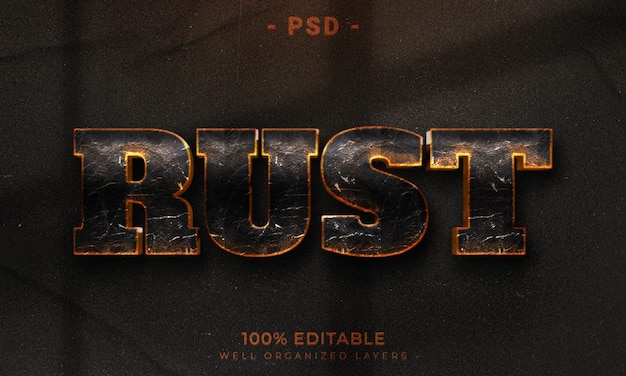 3D bearbeitbarer Texteffektstil mit Hintergrund