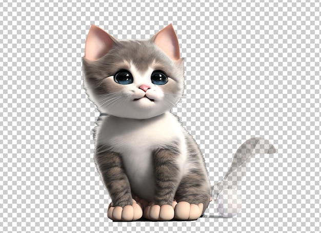 3d Bébé Chat