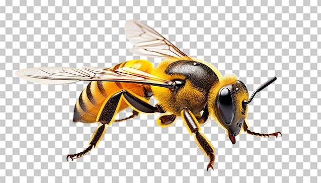 PSD 3d bee pngtransparent