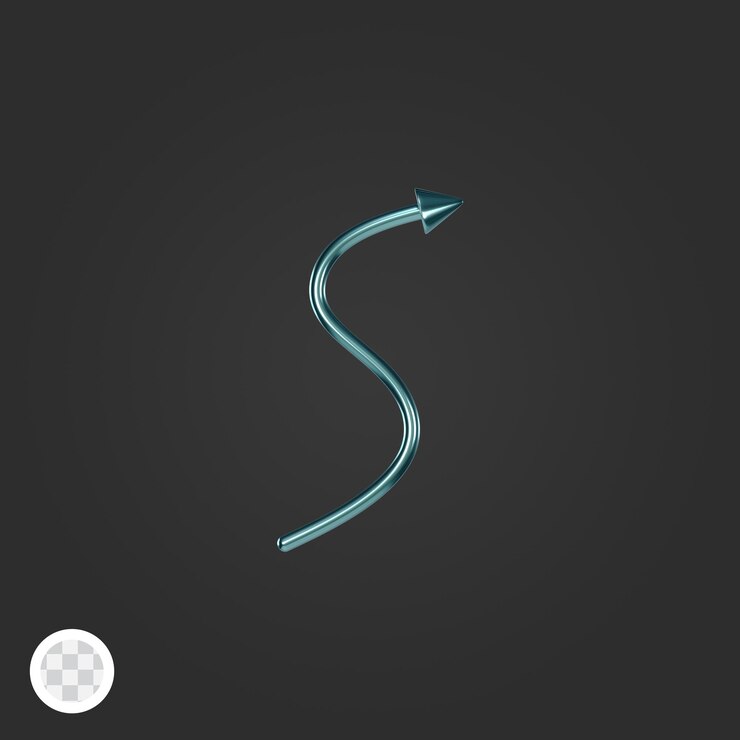 PSD 3d bend arrow