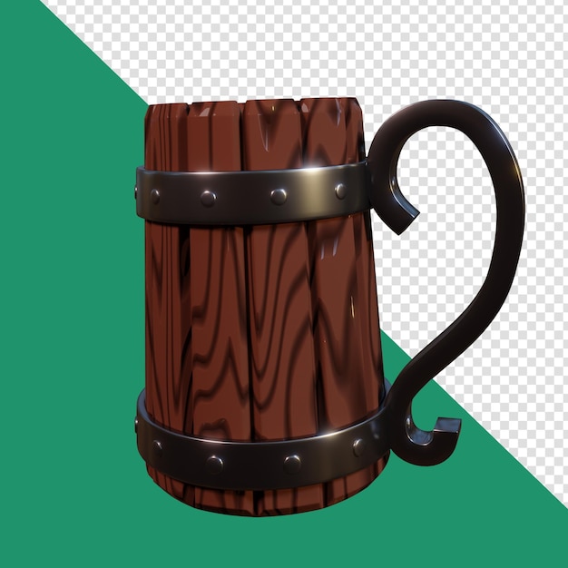 3D-Bierkrug