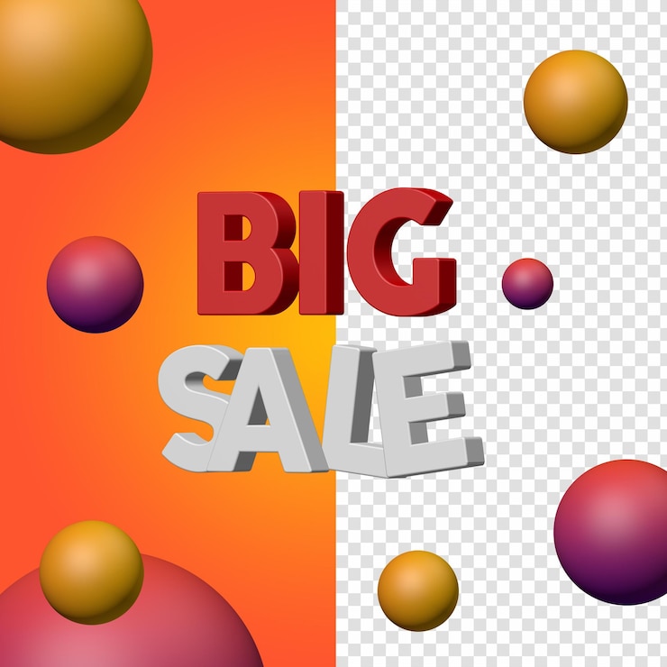PSD 3d big sale 3