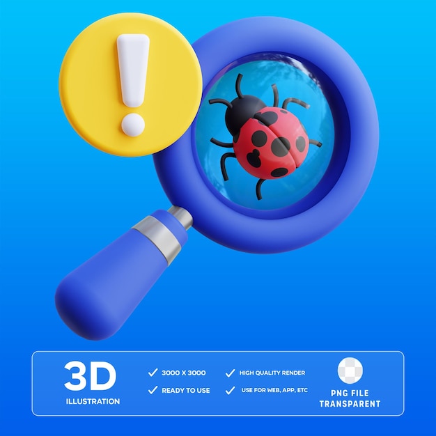3D-Bild der PSD-Erkennung