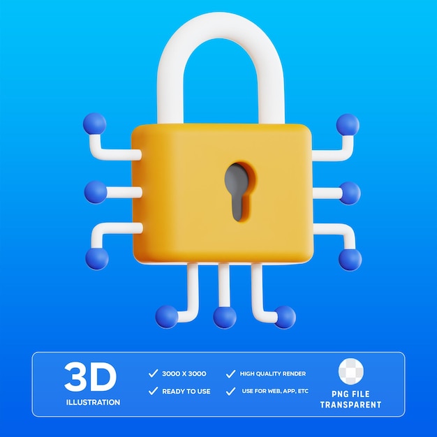 3D-Bild der PSD-Netzwerksicherheit