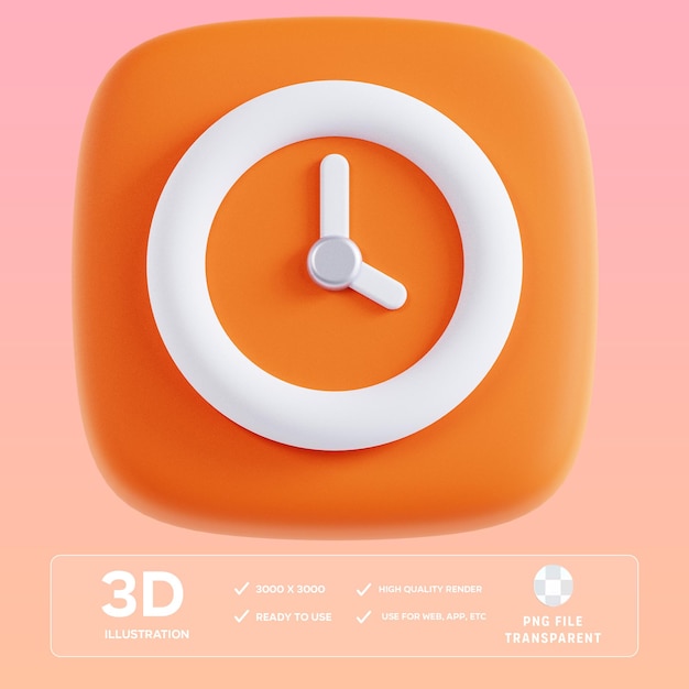 3D-Bild der PSD-Uhr