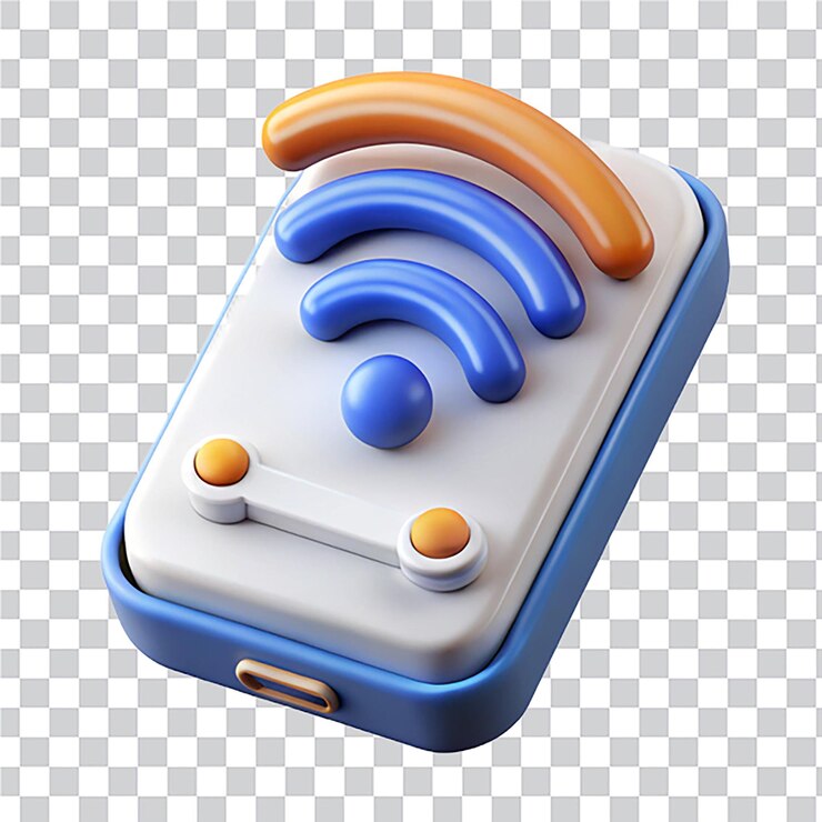 PSD 3d-bild sender mobiles wlan