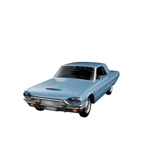 3D-Bild von alten Autos