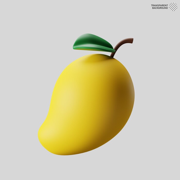 PSD 3d-bild von mango