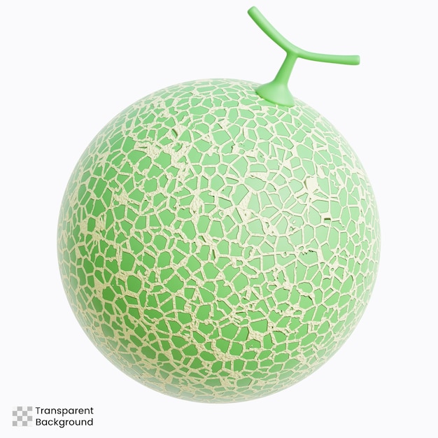 3D-Bild von Melonenfrüchten