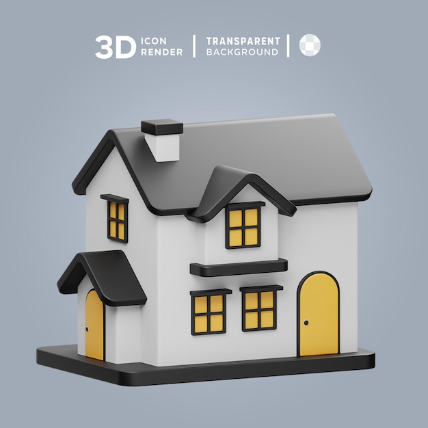 3d-bild von psd house insurance