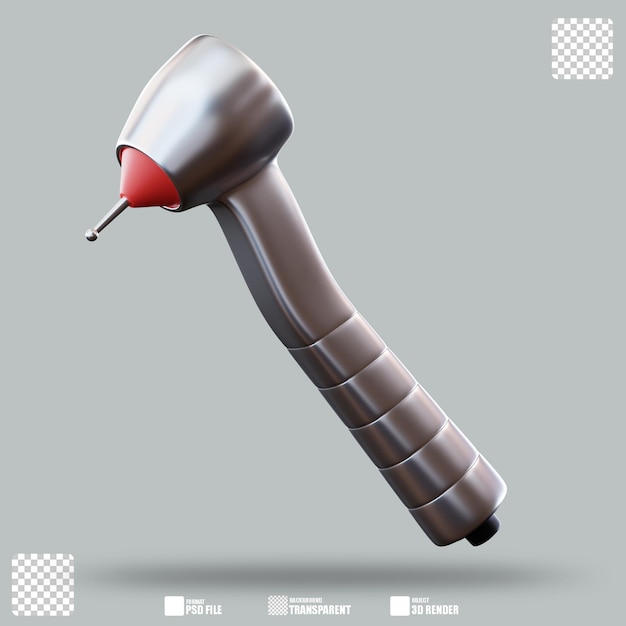 3D-Bild Zahnbohr 2