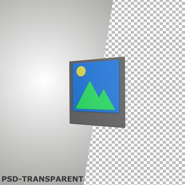 PSD 3d-bildsymbol