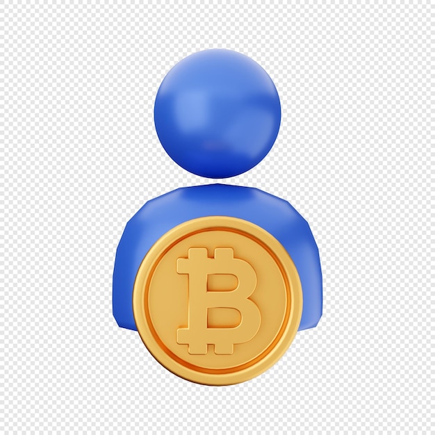 3d-bitcoin-kontosymbol-illustration