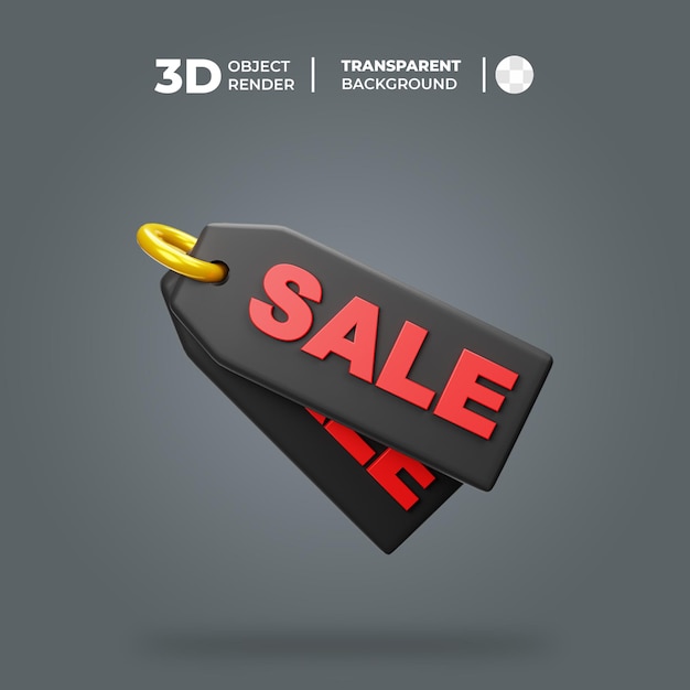 PSD 3d black friday verkaufsschild