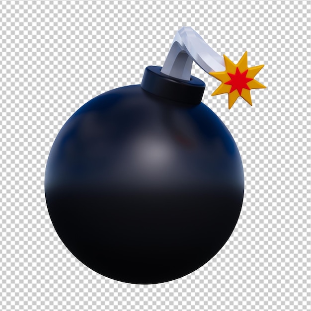 3D-Bombe-Symbol