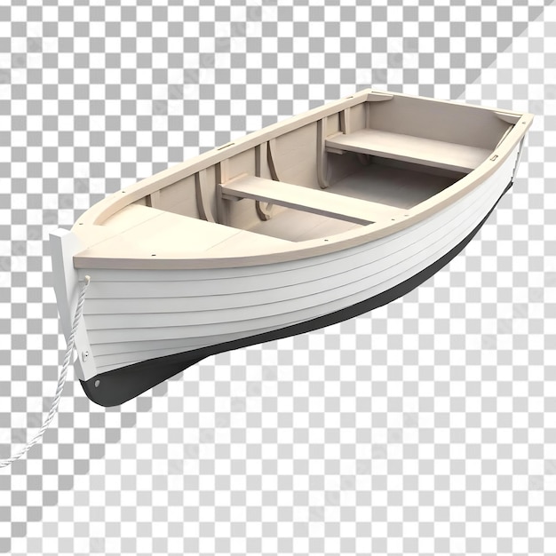 3d Boot auf einem isolierten transparenten Hintergrund