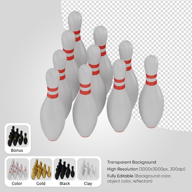 3d-bowling-pins