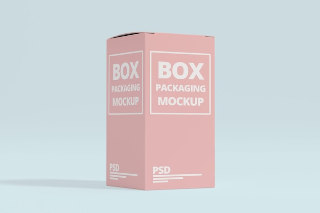 3d-box-ständer-verpackungsmodell