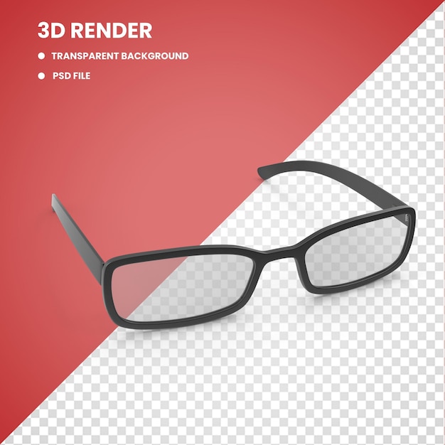 3d-brille 04 transparenter hintergrund