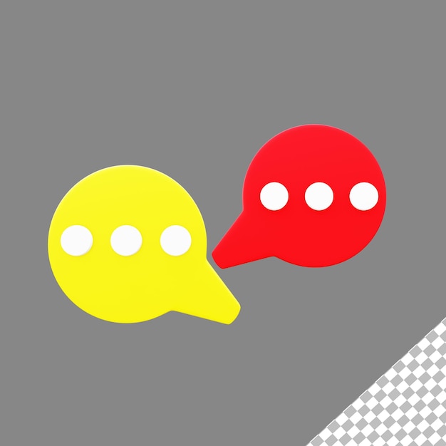 PSD 3d-business-chat