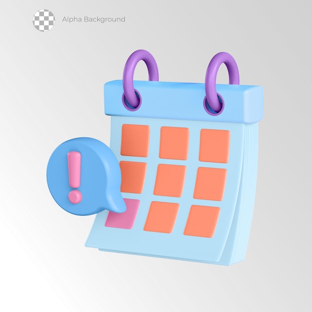 3D BUSINESS & FINANCE ICONS KALENDER