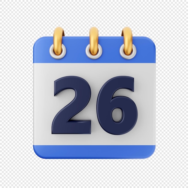 3d calendario fecha evento icono ilustración render