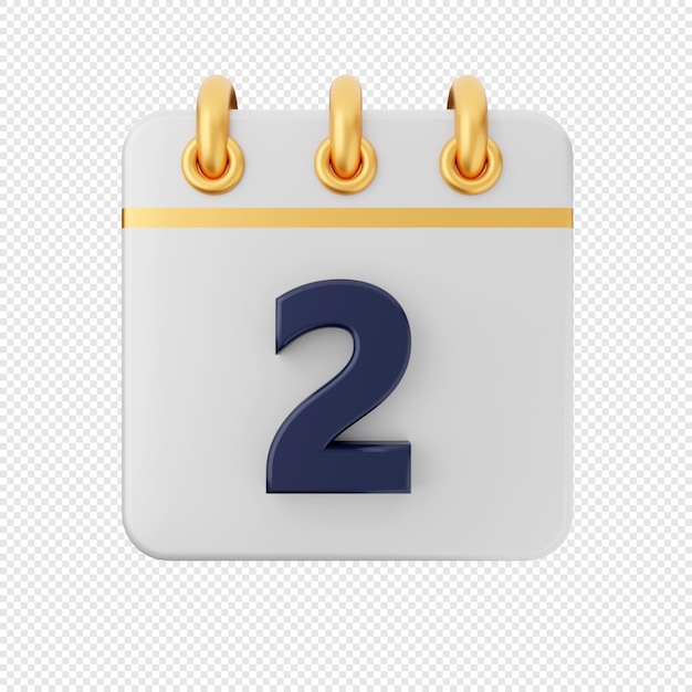 3d calendario fecha evento icono ilustración render