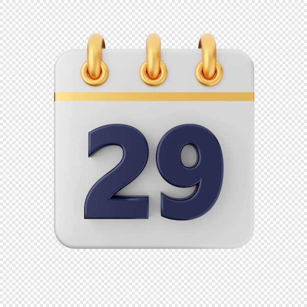 3d calendario fecha evento icono ilustración render