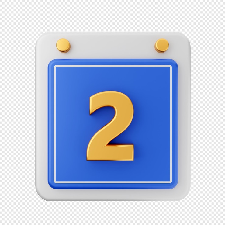 PSD 3d calendario fecha evento icono ilustración render