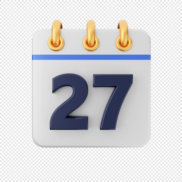 3d calendario fecha evento icono ilustración render