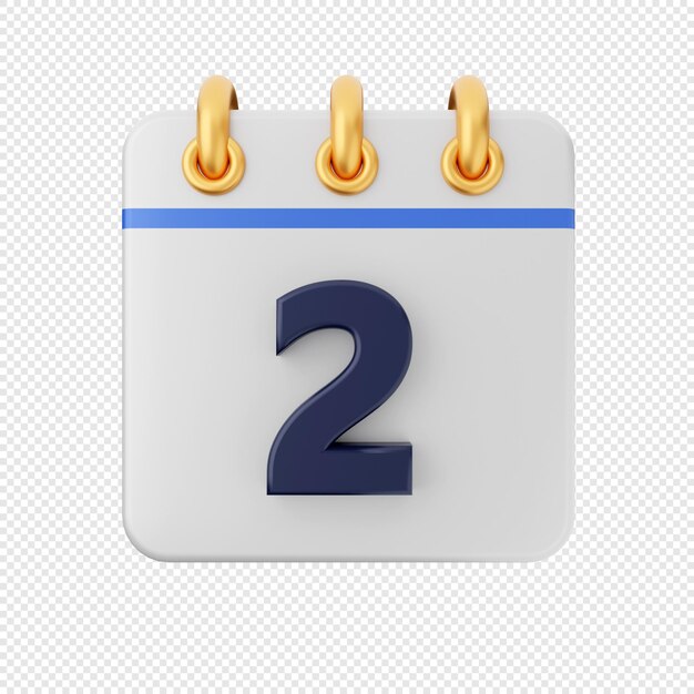 3d calendario fecha evento icono ilustración render