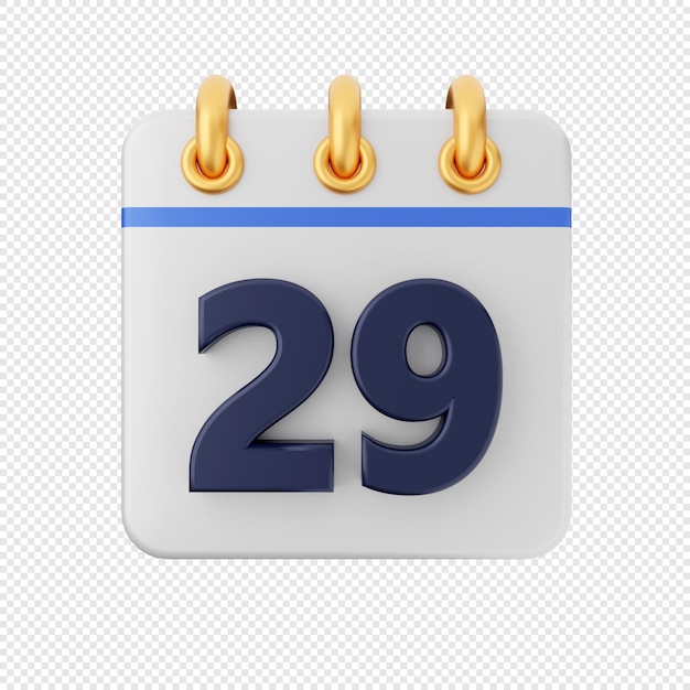 3d calendario fecha evento icono ilustración render