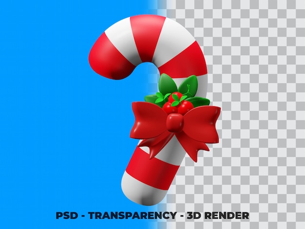 3d candy clipart com transparência e modelagem de renderização premium psd