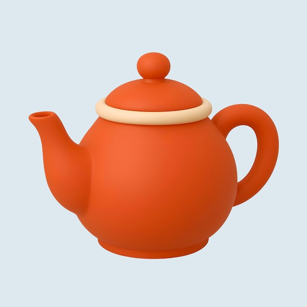 3D Cartoon Ceramic Teapot