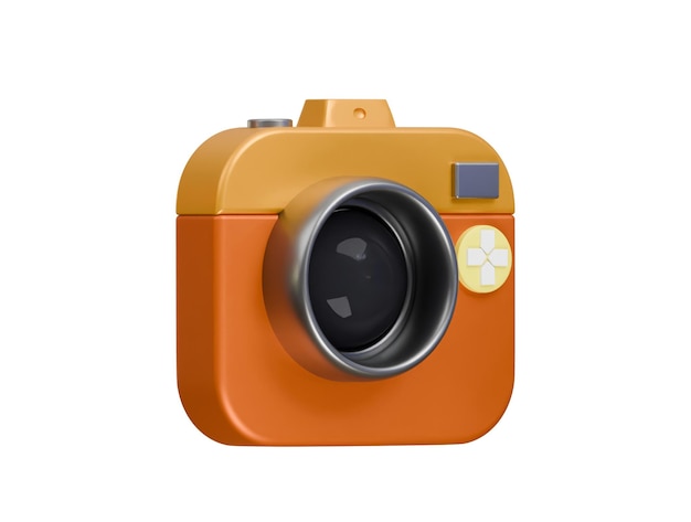 3D-Cartoon-Kamera-Symbol