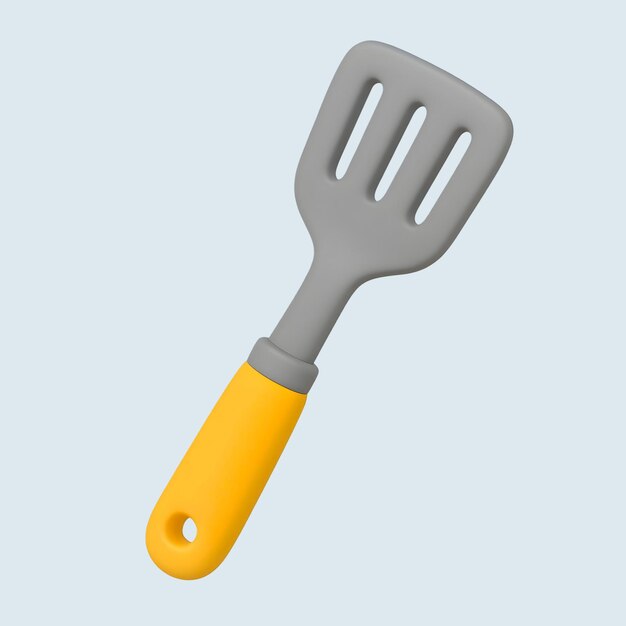 3D Cartoon Spatula for Cooking and Food Preparation