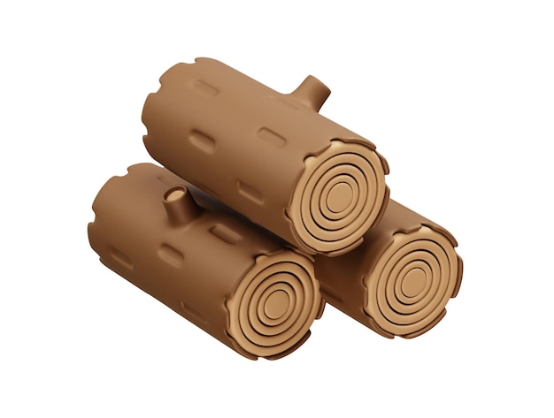 3D-Cartoon-Tagebuchstapel