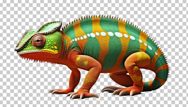 PSD 3d chameleon pngtransparent