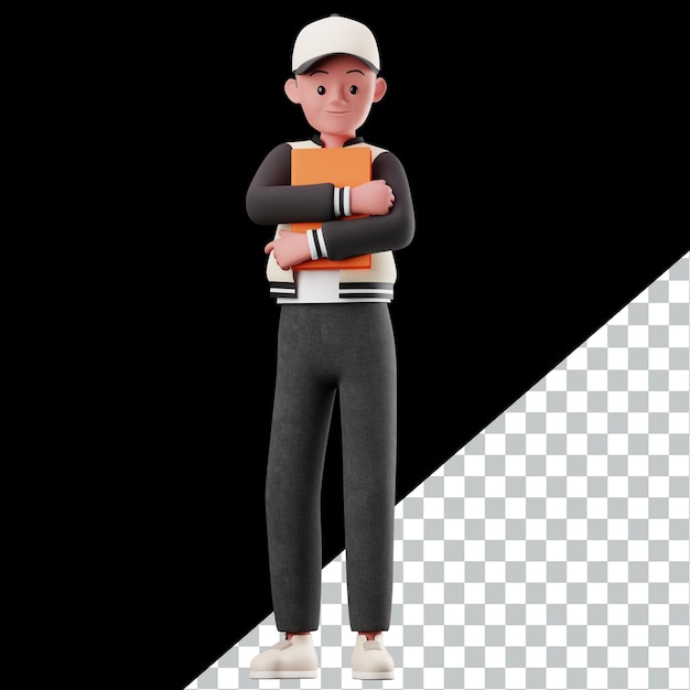3D-Character-Bibliothek mit Design-Illustrationen verschiedener Posen