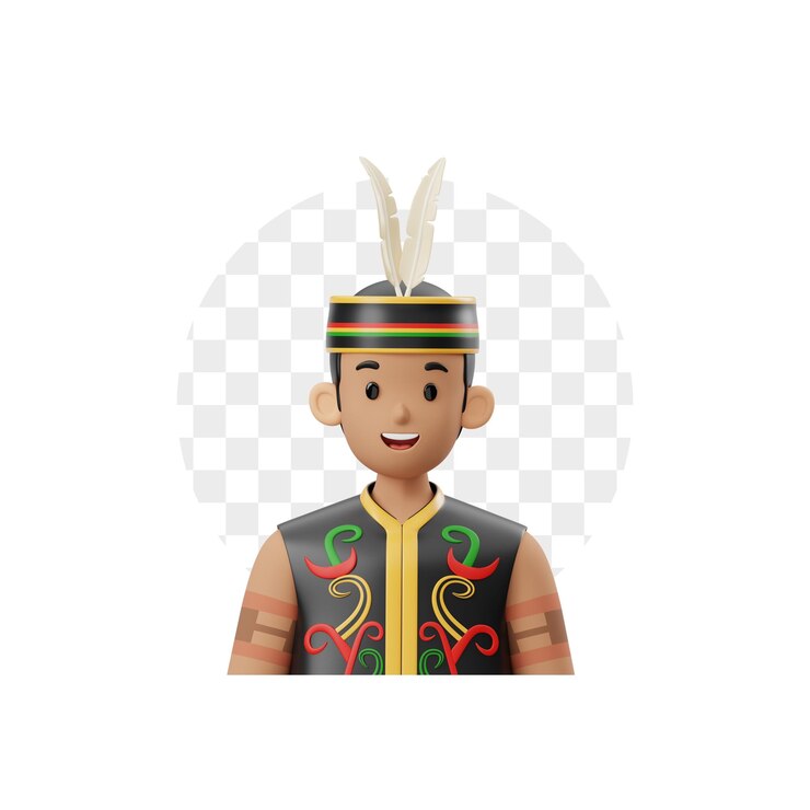 PSD 3d character kalimantan utara