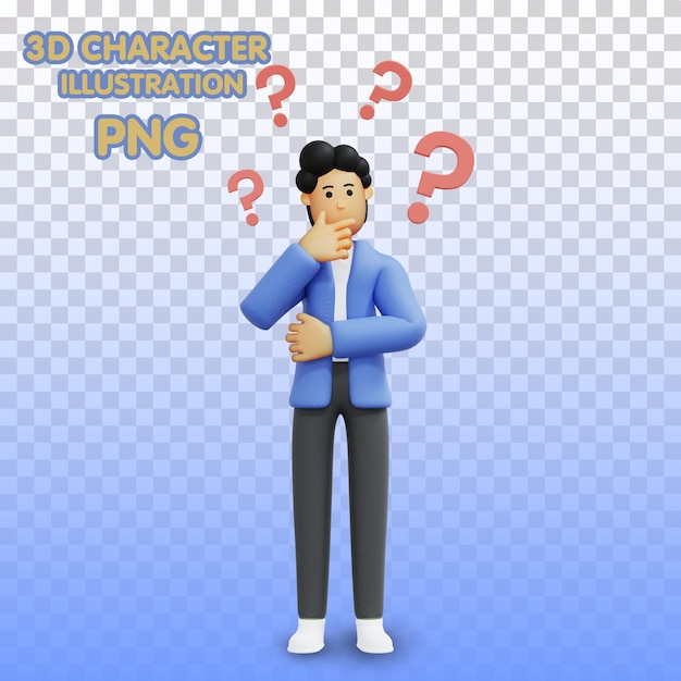 3D-Charakterillustration