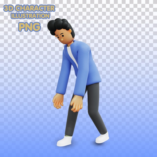 3D-Charakterillustration