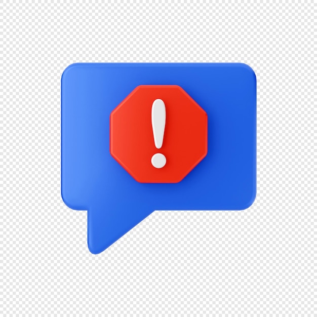 3D-Chat-Blase Spam melden