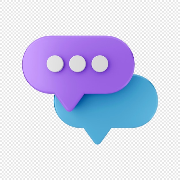 PSD 3d-chat-blase