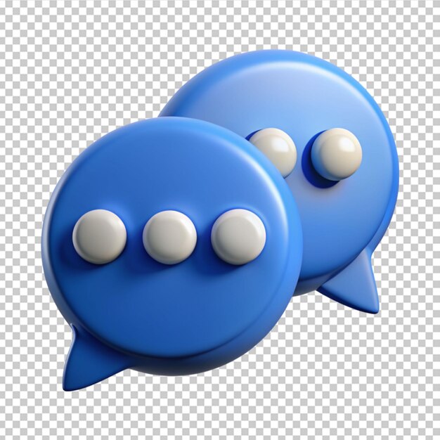 PSD 3d-chat-bubble-symbol